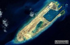 南中国海的另一个珊瑚礁开始开垦海洋