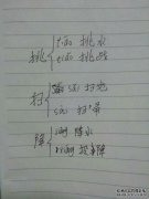 小组中的单词是什么？